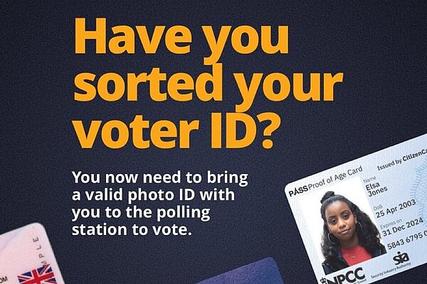 Voter ID is needed to vote in person
